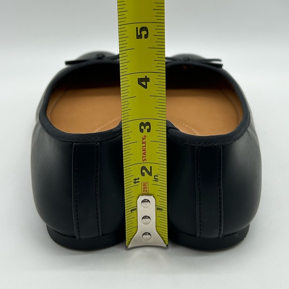 dv by Dolce Vita Moxy Black Vegan Ballet Flats Bow Detail | Women’s Size 7.5 NWB - Picture 8 of 11